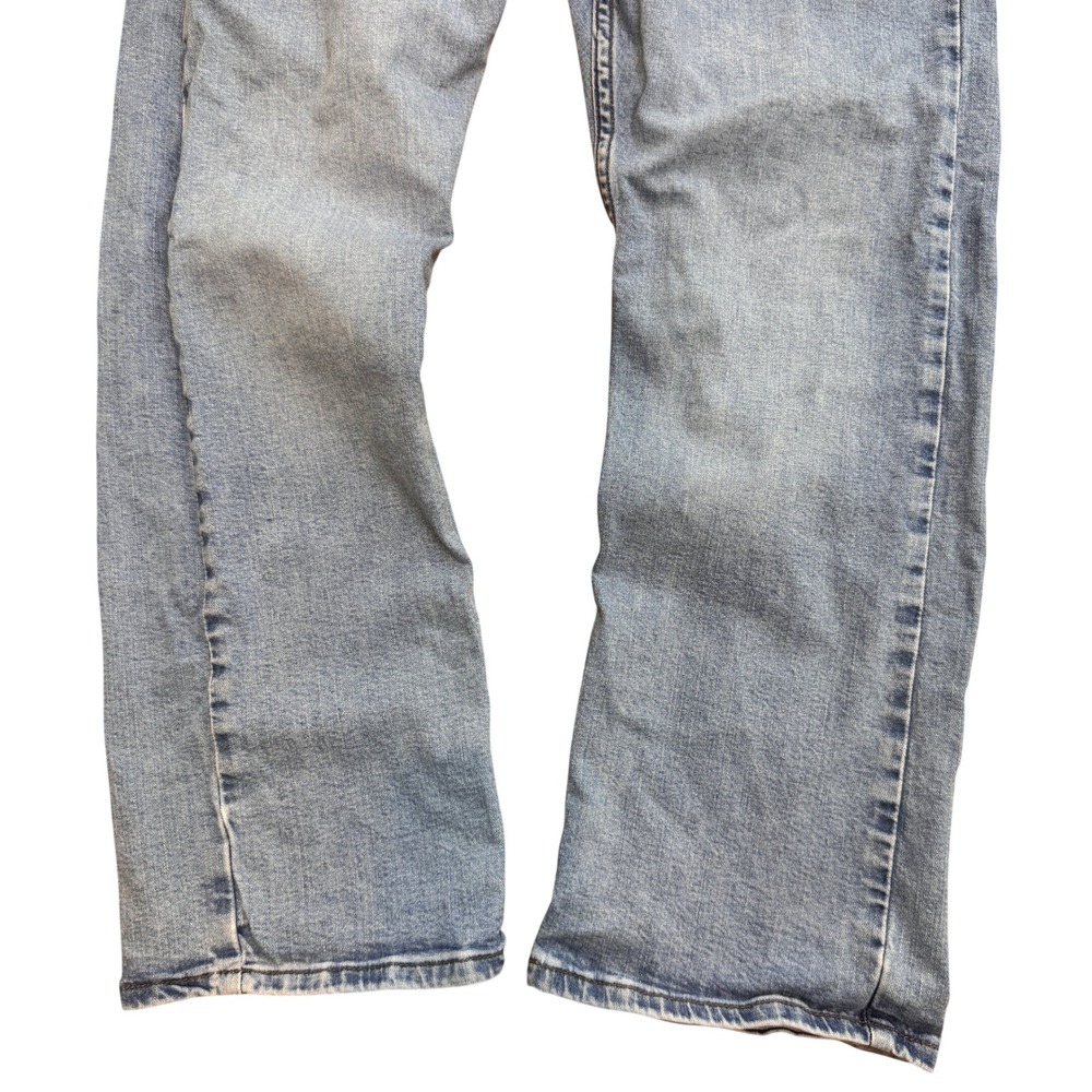 Wrangler Relaxed Bootcut Jeans Mens 36X29 LightWash Denim Western Cowboy Classic - Picture 4 of 12